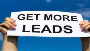 get more leads signboard